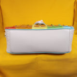 Loungefly X Good Luck Trolls Classic Trolls Plush Glitter Tote Crossbody Bag NEW