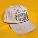 Ford Bronco Desert Ride Snapback Cap Embroidered Rope Captain Hat Beige
