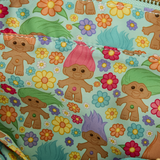 Loungefly X Good Luck Trolls Classic Trolls Plush Glitter Tote Crossbody Bag NEW