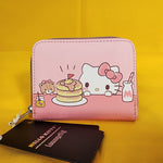 Hello Kitty Tiny Chum & Treats Pancakes Milk Zip Wallet