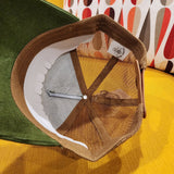 Smokey the Bear Corduroy Smokey Patch Snap Back Trucker Hat Baseball Cap