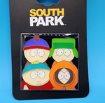 South Park Stan Kyle Cartman & Kenny Group Portrait Photo Enamel Pin