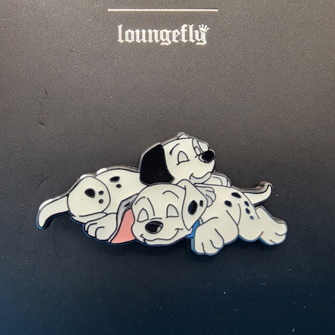 101 Dalmatians Sleeping Nap Puppies Dog Enamel Pin
