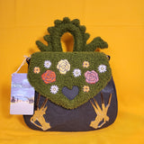 Loungefly Edward Scissorhands Sherpa Topiary Floral Horror Movie Crossbody Bag