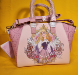 Loungefly Disney Princess Aurora Sleeping Beauty Icon Frame Satchel Handbag NEW