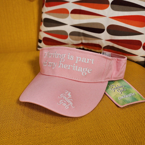the Golden Girls Pink Sun Visor Hat Visor Cap Blanche Quote