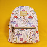 Loungefly Disney Tinker Bell Peter Pan Mushroom Fungi AOP Fairy Mini Backpack