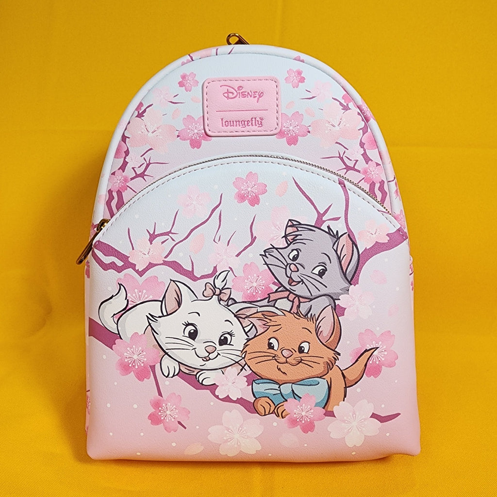 Loungefly Disney The Aristocats Kittens Cherry Blossom Marie Mini Back – Get Lojos Mojo