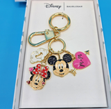 Disney Baublebar Mickey Mouse Minnie Mouse Heart Hands Love Keychain Charm