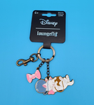 Aristocats Marie Sleeping Yarn Ball Pink Bow Keychain Charm