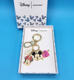 Disney Baublebar Mickey Mouse Minnie Mouse Heart Hands Love Keychain Charm