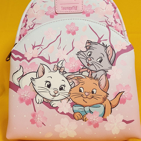 Loungefly Disney The Aristocats Kittens Cherry Blossom Marie Mini Back – Get Lojos Mojo