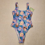 Cakeworthy Golden Girls Swim Suit Bathing Suit One Piece Purple AOP Medium