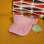 the Golden Girls Pink Sun Visor Hat Visor Cap Blanche Quote