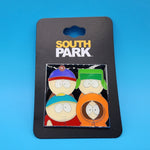 South Park Stan Kyle Cartman & Kenny Group Portrait Photo Enamel Pin