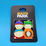 South Park Stan Kyle Cartman & Kenny Group Portrait Photo Enamel Pin