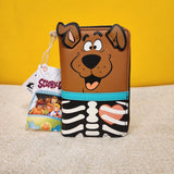 Scooby Doo Skeleton Cosplay Halloween Glow GID Zip Around Wallet