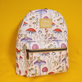 Loungefly Disney Tinker Bell Peter Pan Mushroom Fungi AOP Fairy Mini Backpack