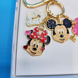 Disney Baublebar Mickey Mouse Minnie Mouse Heart Hands Love Keychain Charm