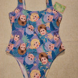 Cakeworthy Golden Girls Swim Suit Bathing Suit One Piece Purple AOP Medium
