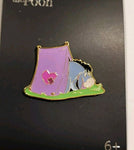 Winnie The Pooh Eeyore Tent Camping Inch Worm Enamel Pin