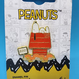 Loungefly Peanuts Snoopy Dog House Boo Pumpkin Halloween Enamel Pin