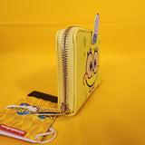 Loungefly Spongebob Squarepants Cosplay 25th Anniversary Zip Around Wallet