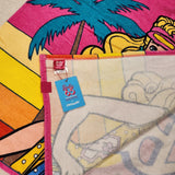 Cakeworthy California Dream Barbie Beach Towel Pink NEW