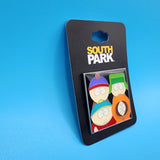South Park Stan Kyle Cartman & Kenny Group Portrait Photo Enamel Pin