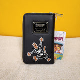 Scooby Doo Skeleton Cosplay Halloween Glow GID Zip Around Wallet