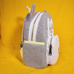 Loungefly Disney Parks Figaro Cat Pinocchio Pastel Chenille Mini Backpack
