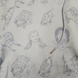 Cakeworthy Wizard of Oz Pull Over Hoodie AOP Theres No Place Like Home Large