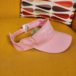 the Golden Girls Pink Sun Visor Hat Visor Cap Blanche Quote