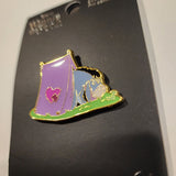 Winnie The Pooh Eeyore Tent Camping Inch Worm Enamel Pin