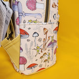 Loungefly Disney Tinker Bell Peter Pan Mushroom Fungi AOP Fairy Mini Backpack