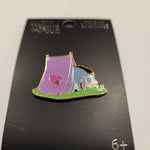 Winnie The Pooh Eeyore Tent Camping Inch Worm Enamel Pin