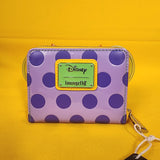 Minnie Mouse Jelly Color Block Polka Dot Zip Wallet