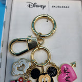 Disney Baublebar Mickey Mouse Minnie Mouse Heart Hands Love Keychain Charm