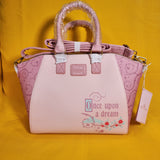 Loungefly Disney Princess Aurora Sleeping Beauty Icon Frame Satchel Handbag NEW