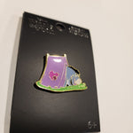 Winnie The Pooh Eeyore Tent Camping Inch Worm Enamel Pin
