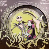 Loungefly Disney NBC Jack & Sally Glow-in-the-Dark Sliding LE 3" Enamel Pin