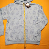 Cakeworthy Wizard of Oz Pull Over Hoodie AOP Theres No Place Like Home Large