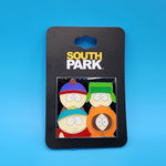 South Park Stan Kyle Cartman & Kenny Group Portrait Photo Enamel Pin