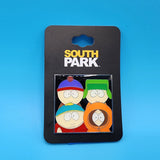 South Park Stan Kyle Cartman & Kenny Group Portrait Photo Enamel Pin