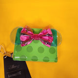 Minnie Mouse Jelly Color Block Polka Dot Zip Wallet
