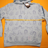 Cakeworthy Wizard of Oz Pull Over Hoodie AOP Theres No Place Like Home Large