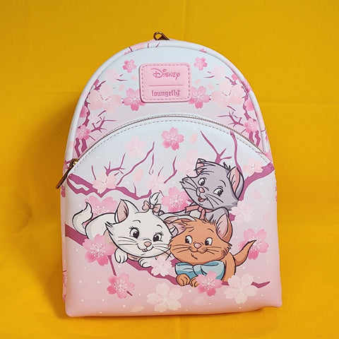 Loungefly Disney The Aristocats Kittens Cherry Blossom Marie Mini Back – Get Lojos Mojo