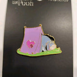 Winnie The Pooh Eeyore Tent Camping Inch Worm Enamel Pin