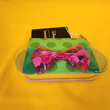 Minnie Mouse Jelly Color Block Polka Dot Zip Wallet