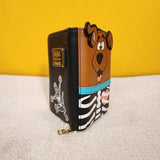 Scooby Doo Skeleton Cosplay Halloween Glow GID Zip Around Wallet
